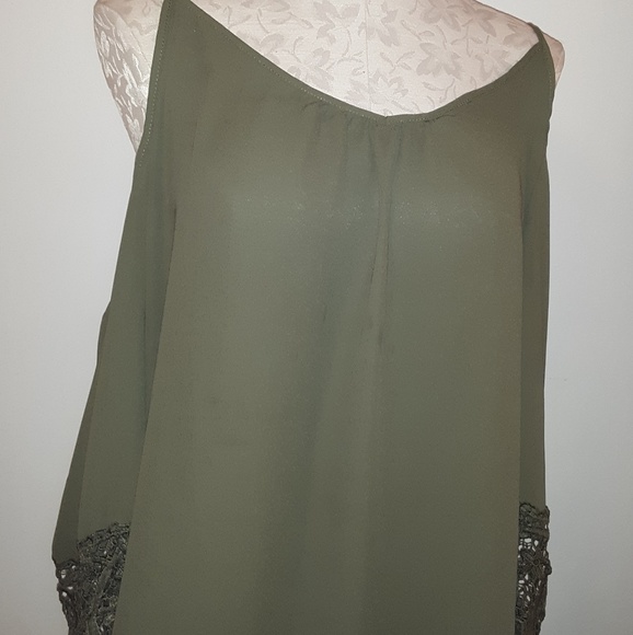 Tops - Love J Olive Green Stylist Shirt